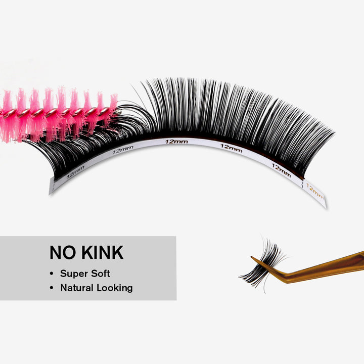 0.05mm Cashmere Russian Volume Eyelash Extensions - Swaniyalashes