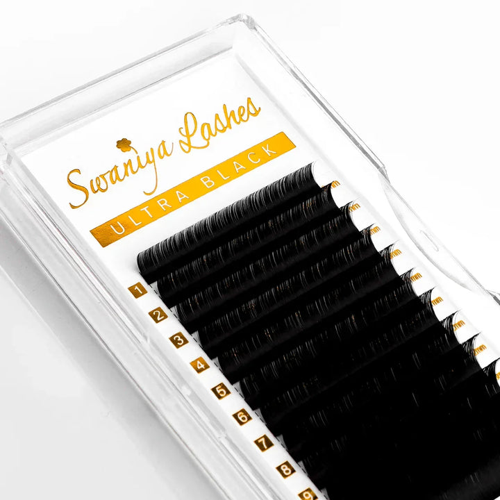 Ultra Black Volume Lashes 0.07mm - Swaniyalashes