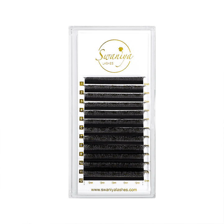 W Shape Colver Lashes 8-15Mix - Swaniyalashes