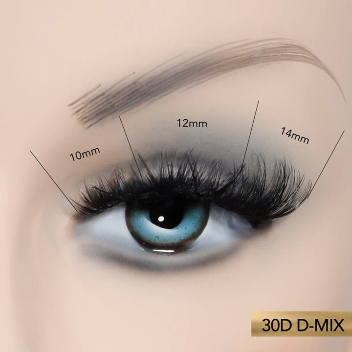 30D DIY Cluster Lash Extensions - Swaniyalashes