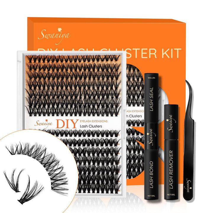 DIY Lash Clusters Kits 30D+40D D curl 10-16MIX - Swaniyalashes