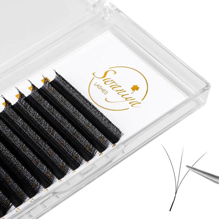 3D W Clover Lashes 0.07 - Swaniyalashes