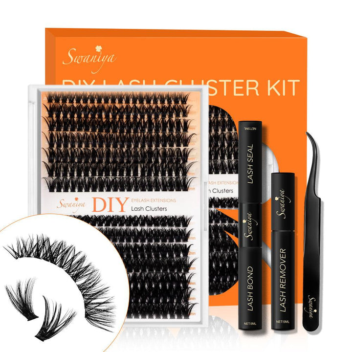 DIY Lash Clusters Kits 50D+60D D curl 10-16MIX - Swaniyalashes