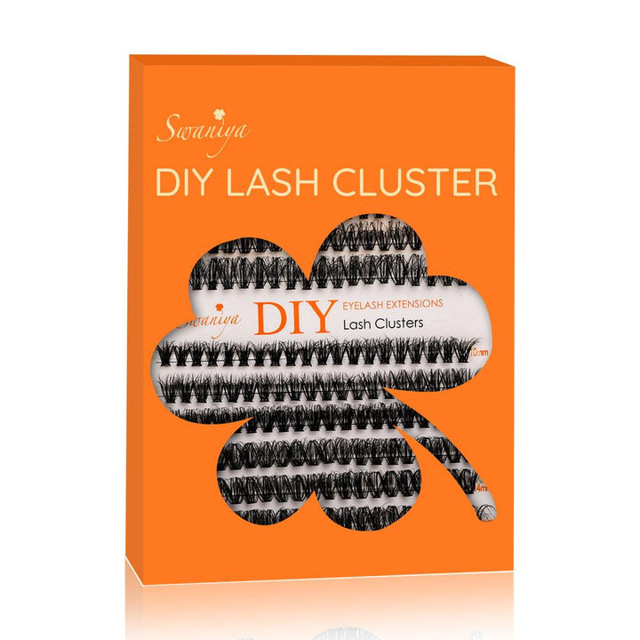 DIY 5D Stereo Fluffy Lash Clusters D curl 10-16MIX - Swaniyalashes