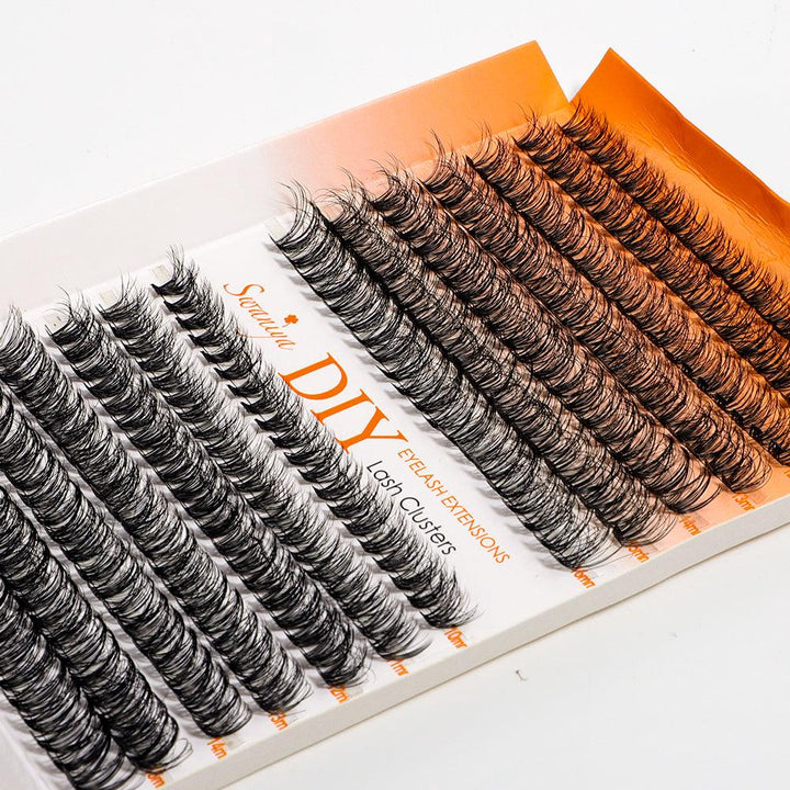 DIY 5D Stereo Fluffy Lash Clusters 30D+40D D curl 10-16MIX - Swaniyalashes