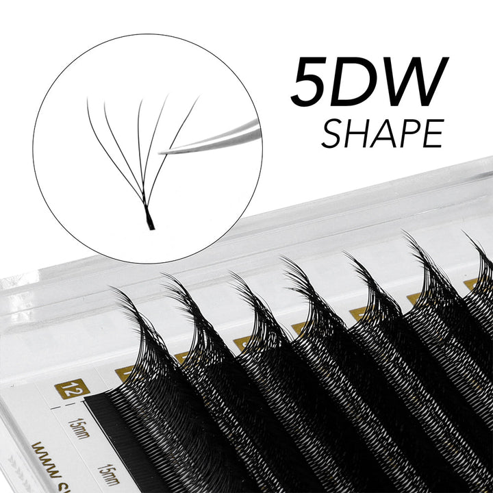 5D W Lashes 0.07 - Swaniyalashes