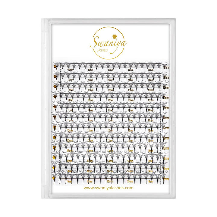 6D Premade Lashes (240 fans) - Swaniyalashes