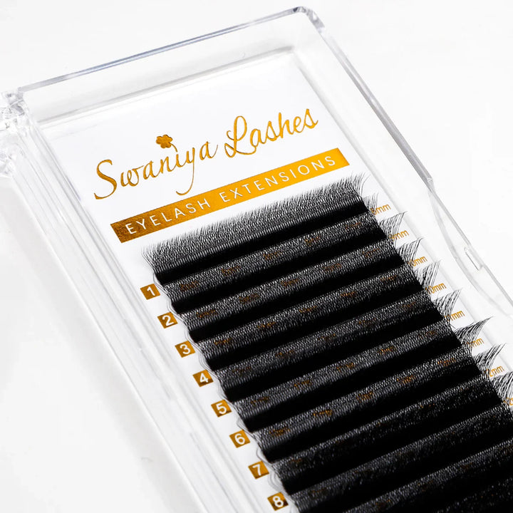 0.07mm 5D W shape Clover Lashes - Swaniyalashes