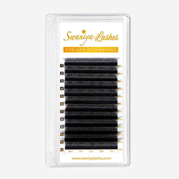 W Shape Colver Lashes 8-15Mix - Swaniyalashes