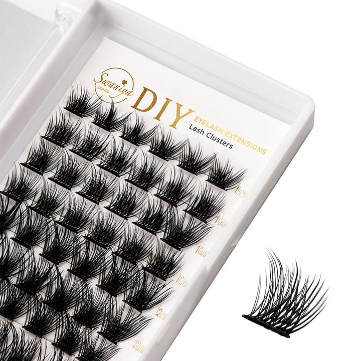 B02 Style DIY Cluster Lash Extensions - Swaniyalashes