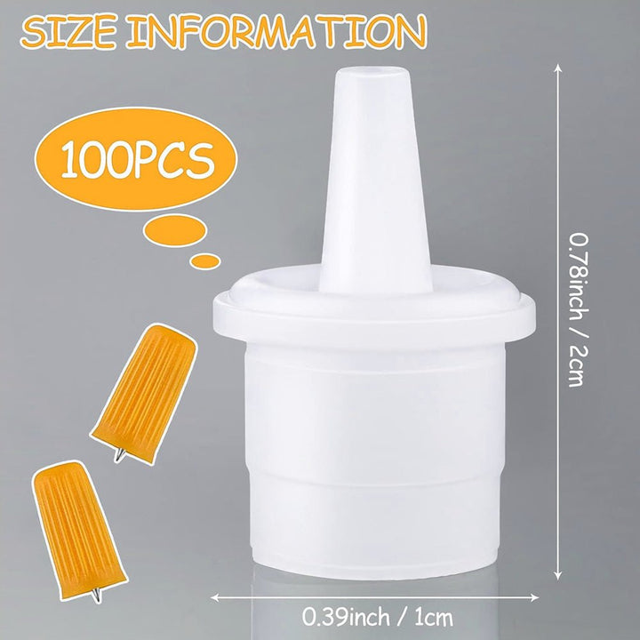 Closed Replacement Plug (Nozzle) for Eyelash Glue (30pcs) - Swaniyalashes