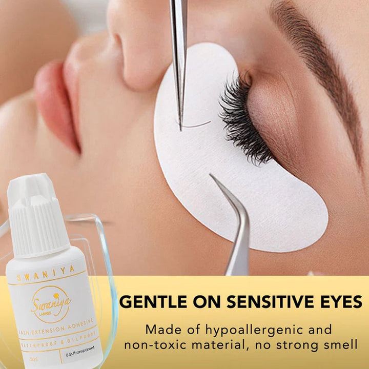 Eyelash Waterproof and Oil-proof Transparent Glue (adhesive) 0.5s dry - Swaniyalashes