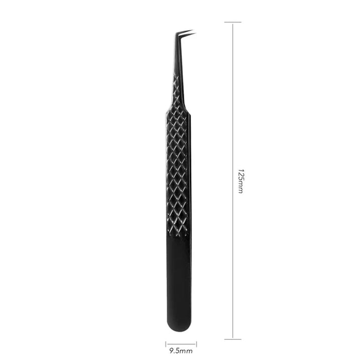 Fiber Tip Tweezers 90 degree F-SWB-01 for Volume Lashes - Swaniyalashes