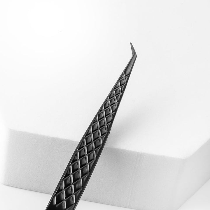 Fiber Tip Tweezers F-SWB-03 for Volume Lashes - Swaniyalashes