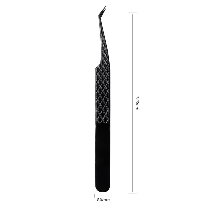 Fiber Tip Tweezers F-SWB-04 for Volume Lashes - Swaniyalashes