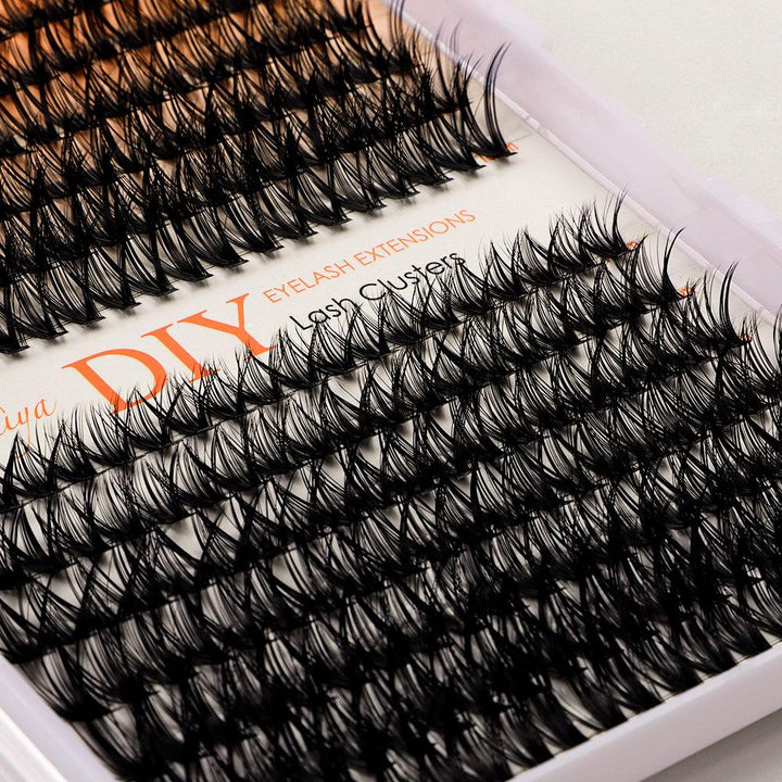 DIY Lash Clusters Kits 30D+40D D curl 10-16MIX - Swaniyalashes