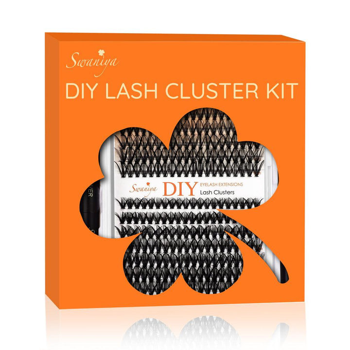 DIY Lash Clusters Kits 30D+40D D curl 10-16MIX - Swaniyalashes