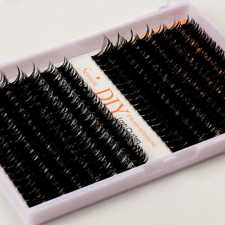 DIY Lash Clusters Kits 80D+100D D curl 10-16MIX - Swaniyalashes