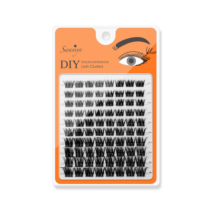 DIY Lash Clusters LC142 D curl 10-16MIX - Swaniyalashes