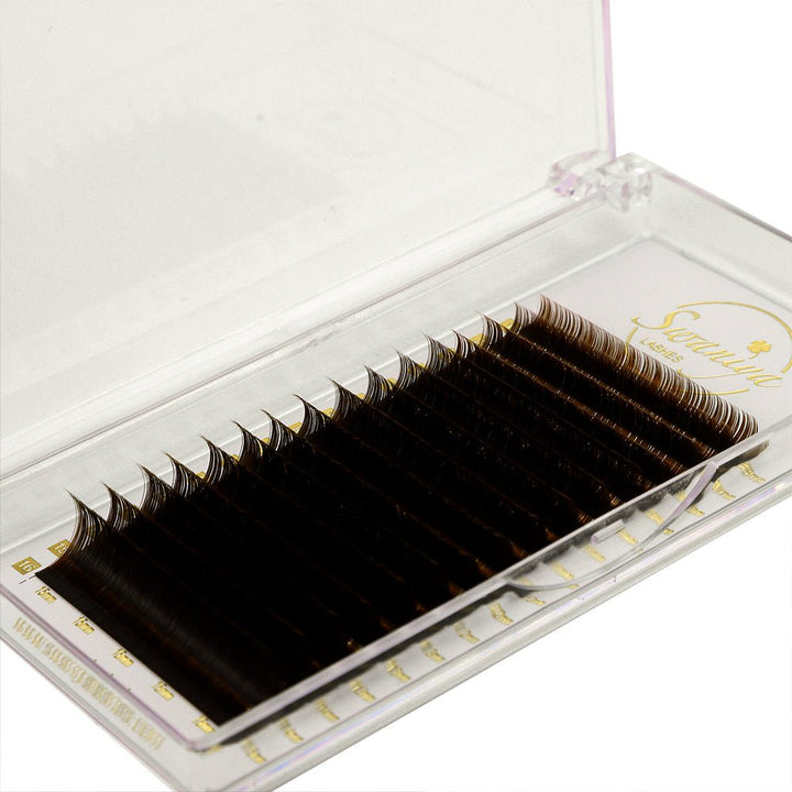 0.07mm Premium Dark Brown Lashes - Swaniyalashes