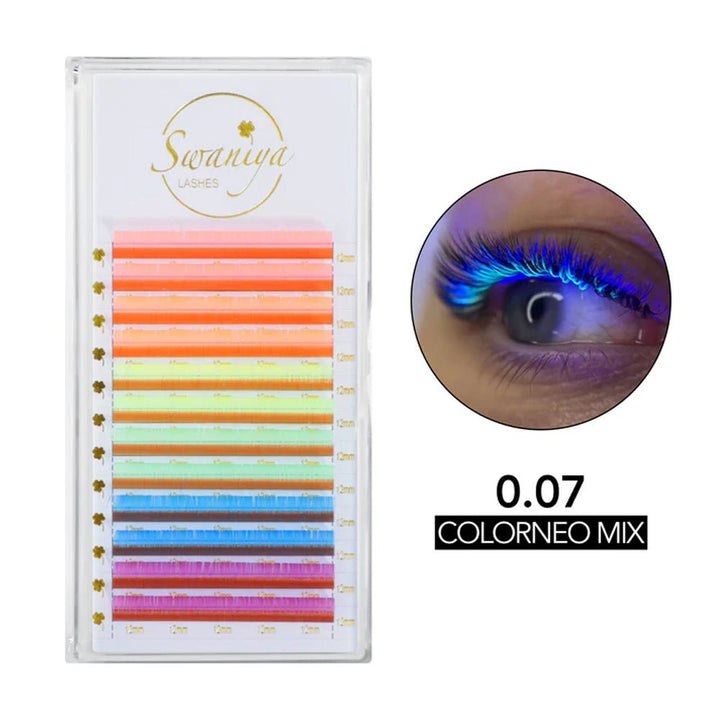 Neon Color Lashes - Swaniyalashes