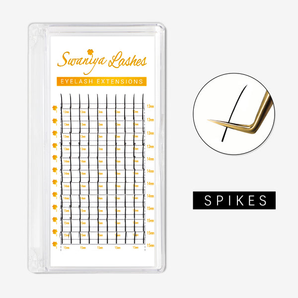 0.07mm Premade Spikes Lashes - Swaniyalashes