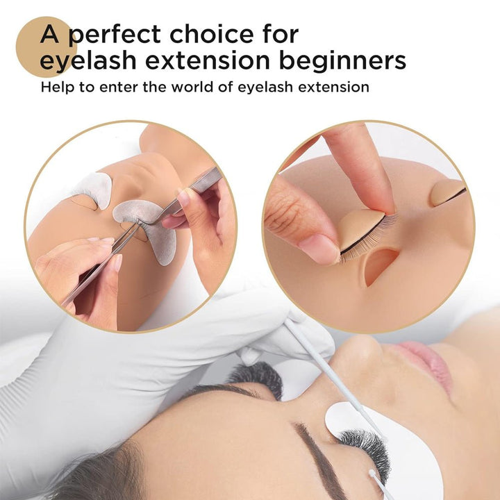 Training Mannequin Head (replacement eyelids) - Swaniyalashes