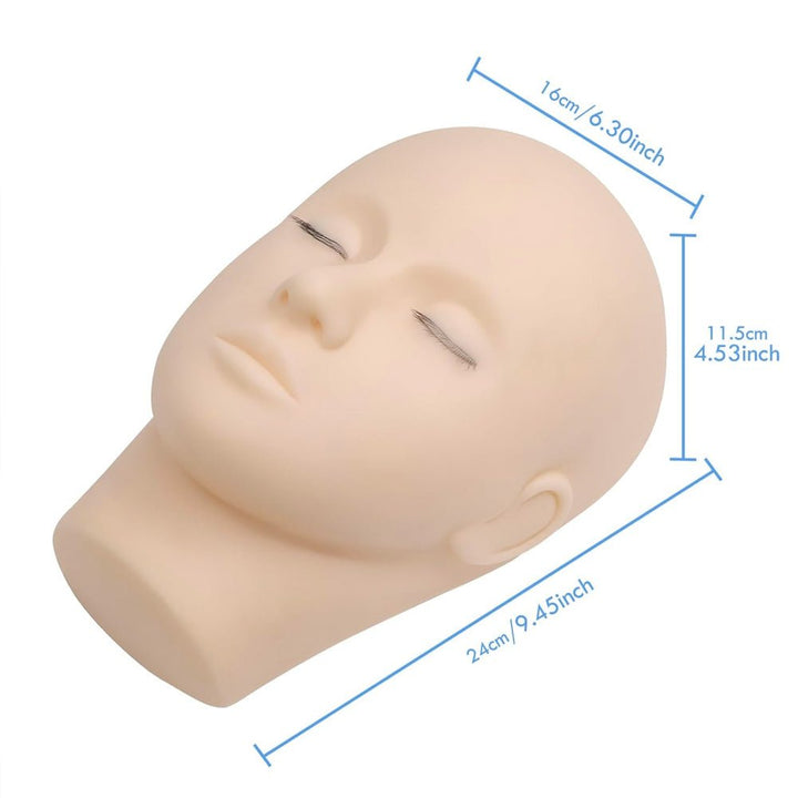 Training Mannequin Head (with lashes) - Swaniyalashes