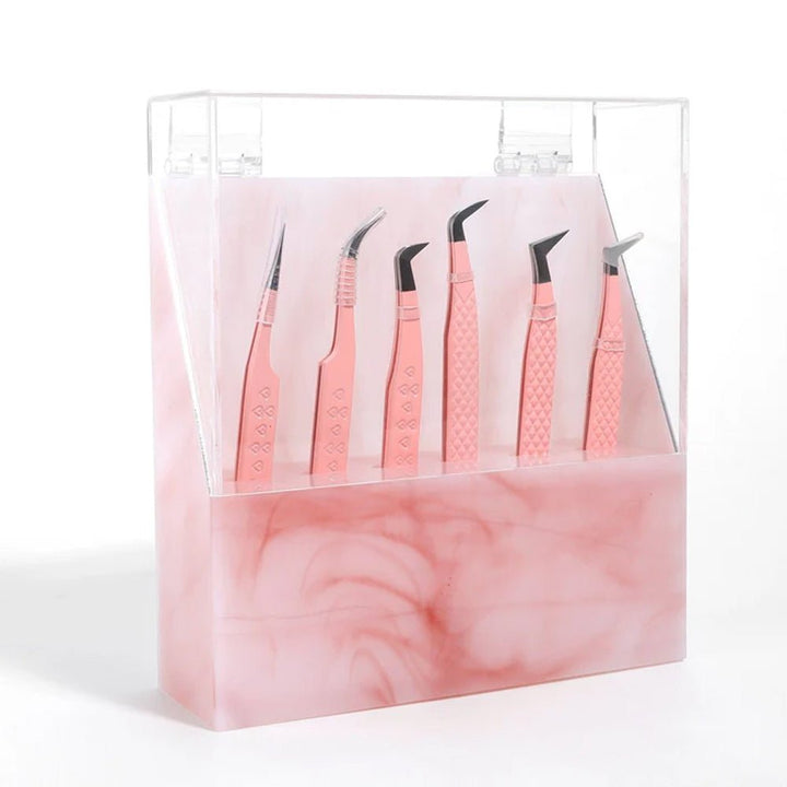 Tweezers Dustproof Storage Rack 8-Hole - Swaniyalashes