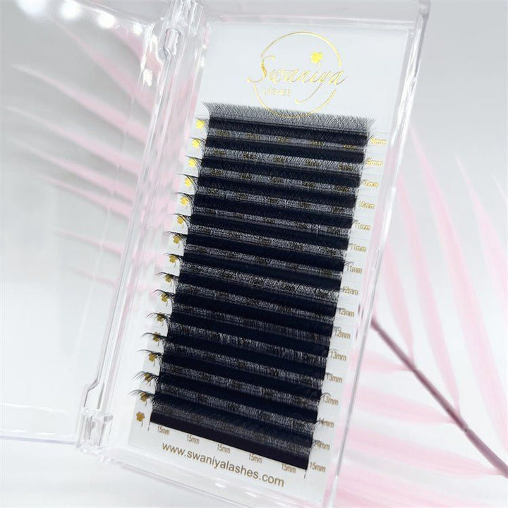 3D W Clover Lashes 0.07（Wholesale） - Swaniyalashes