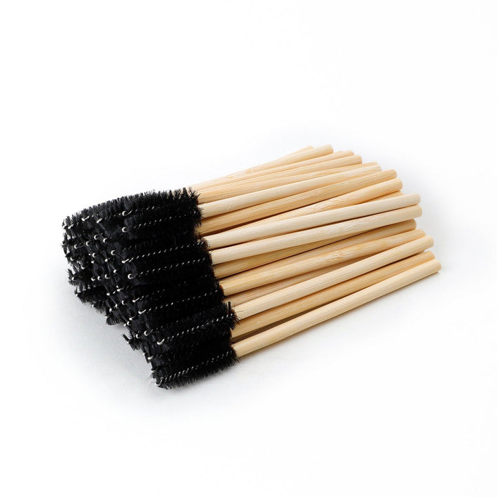 Bamboo rod eyelashes brush (Wholesale) - Swaniyalashes