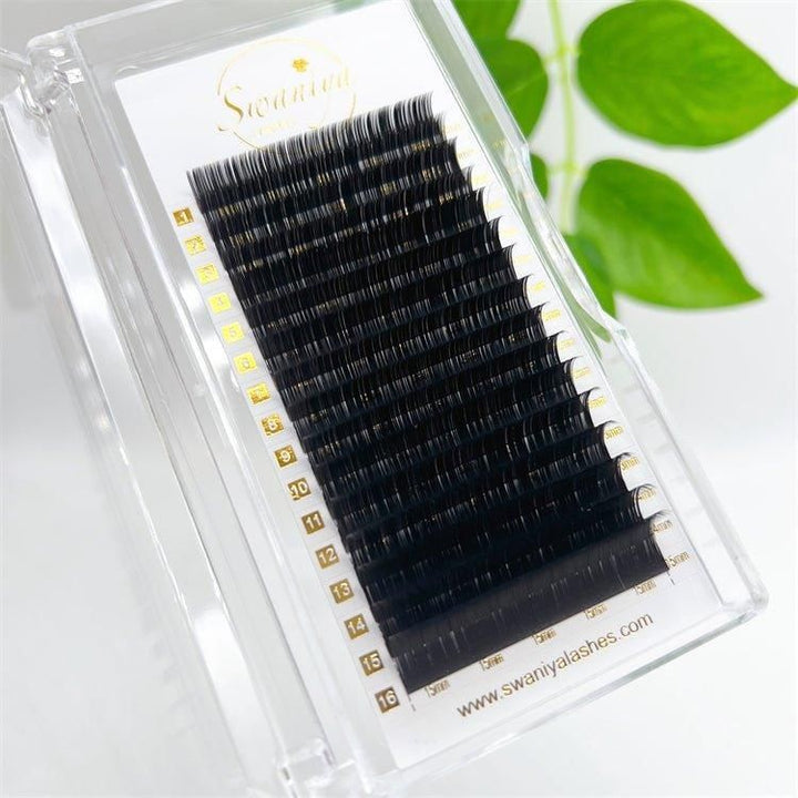 Cashmere Ellipse Flat Lashes 0.15（Wholesale） - Swaniyalashes