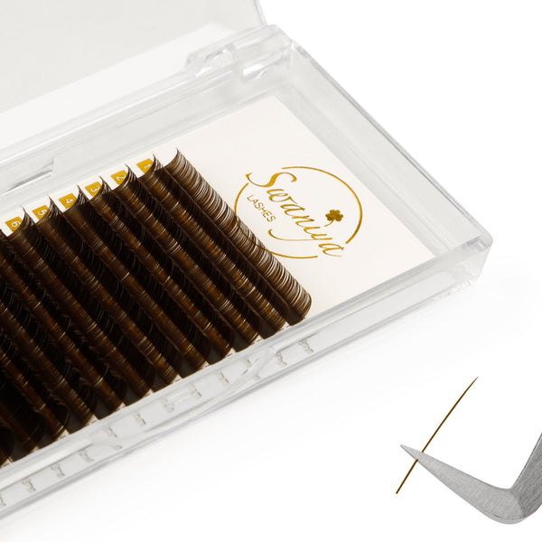 Deep Brown Lashes 0.07（Wholesale） - Swaniyalashes