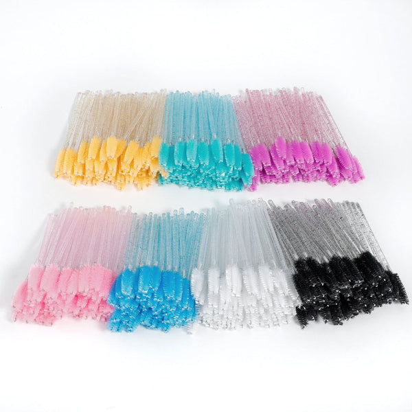 Plastic Glitter Eyelash Brush (Wholesale) - Swaniyalashes